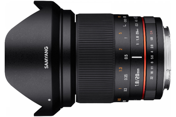 Obiektyw SAMYANG f/1.8 20mm Canon EF
