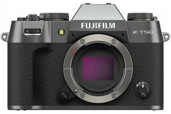 Aparat - lustrzanka Fujifilm X-T50 srebrny + XC15-45mm OIS PZ Charcoal Silver