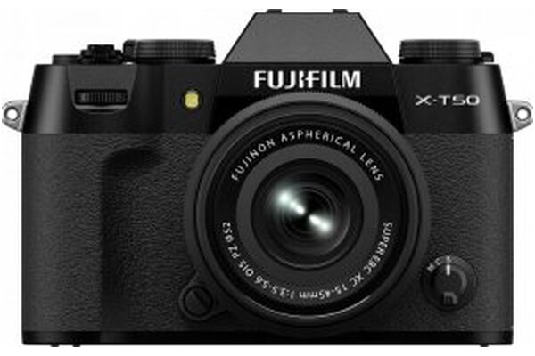 Aparat - lustrzanka Fujifilm X-T50 + XC15-45mm OIS PZ Juodas (juodas)