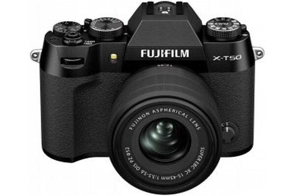 Aparat - lustrzanka Fujifilm X-T50 + XC15-45mm OIS PZ Juodas (juodas)