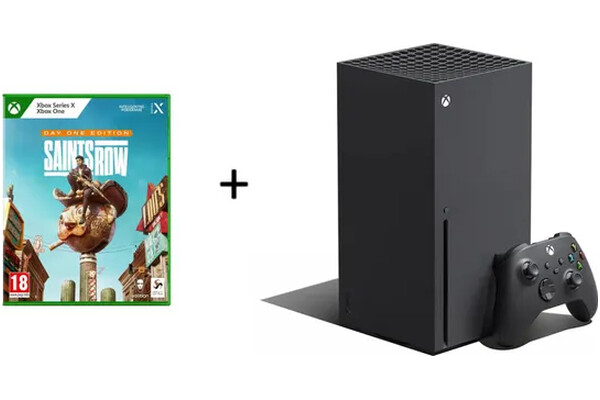 Konsola Microsoft Xbox Series X 1TB czarny + Saints Row Edycja Premierowa Xbox Series X/