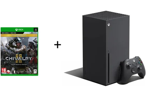 Konsola Microsoft Xbox Series X 1TB czarny + Chivalry 2 Day One