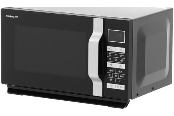 Kuchenka mikrofalowa Sharp Czarnosrebrny 23l 900W