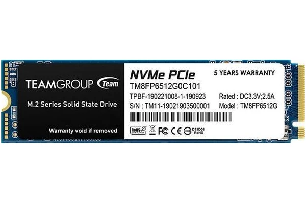 Dysk wewnętrzny TeamGroup MP33 SSD M.2 NVMe 512GB