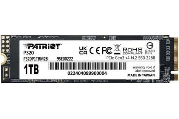 Dysk wewnętrzny Patriot P320 SSD M.2 NVMe 512GB