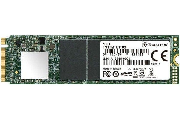Dysk wewnętrzny Transcend TS1TMTE110S 110S SSD M.2 NVMe 1TB