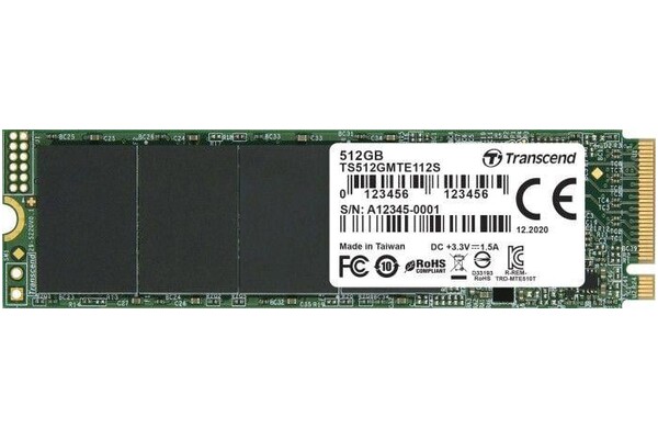 Dysk wewnętrzny Transcend TS512GMTE112S 112S SSD M.2 NVMe 512GB