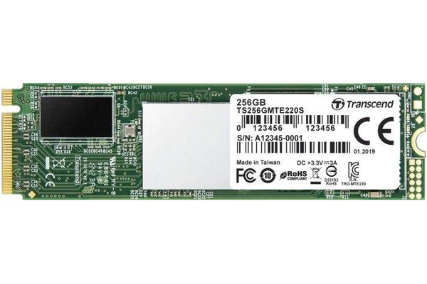 Dysk wewnętrzny Transcend TS256GMTE220S 220S SSD M.2 NVMe 256GB