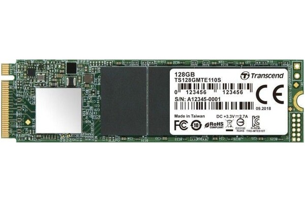 Dysk wewnętrzny Transcend TS128GMTE110S 110S SSD M.2 NVMe 128GB