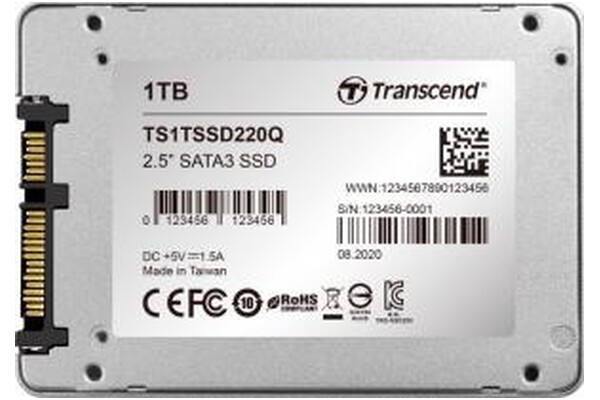 Dysk wewnętrzny Transcend TS1TSSD220Q SSD220Q SSD SATA (2.5") 1TB
