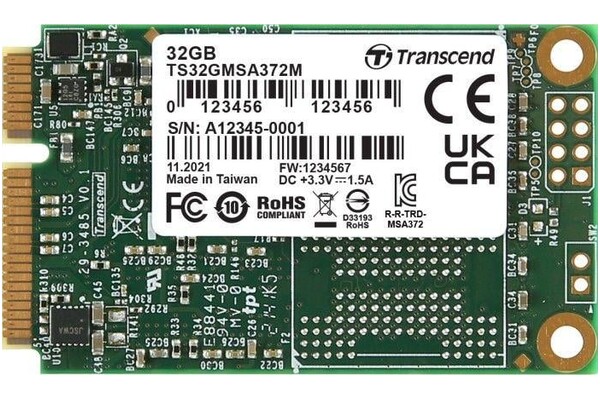 Dysk wewnętrzny Transcend TS32GMSA372M MSA372M SSD SATA 32GB