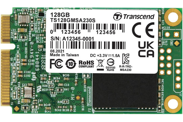 Dysk wewnętrzny Transcend TS128GMSA230S 230S SSD M.2 NVMe 128GB