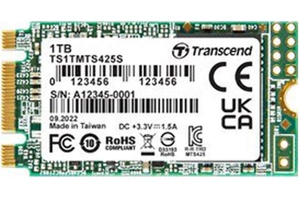 Dysk wewnętrzny Transcend TS1TMTS425S 425S SSD M.2 NVMe 1TB