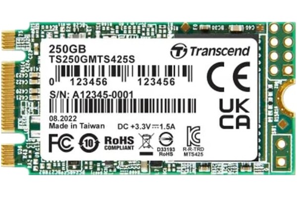 Dysk wewnętrzny Transcend TS250GMTS425S 425S SSD M.2 NVMe 250GB