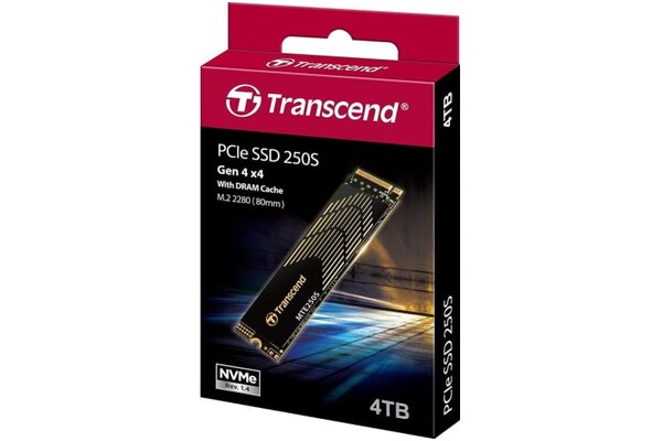 Dysk wewnętrzny Transcend TS4TMTE250S 250S SSD M.2 NVMe 4TB