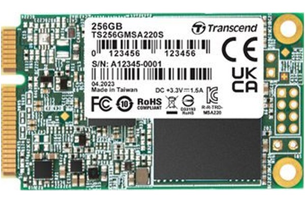 Dysk wewnętrzny Transcend TS256GMSA220S 220S SSD SATA 256GB