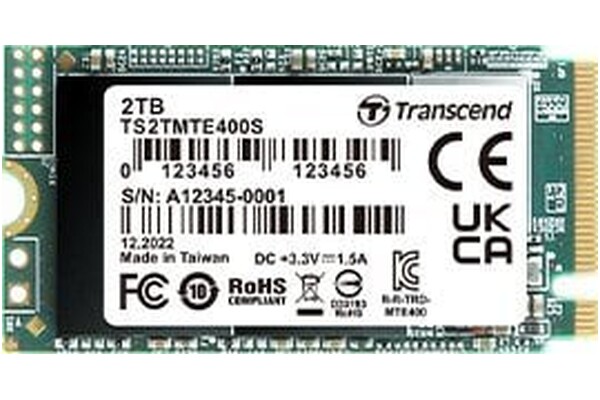 Dysk wewnętrzny Transcend MTE400S MTE400S SSD M.2 NVMe 2TB