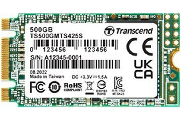 Dysk wewnętrzny Transcend MTS425S MTS425S SSD M.2 NVMe 500GB