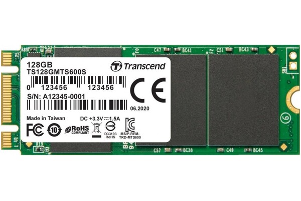 Dysk wewnętrzny Transcend TS128GMTS600S MTS600S SSD M.2 NVMe 128GB