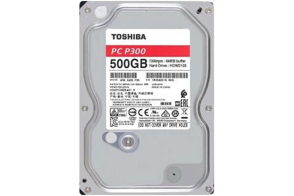 Dysk wewnętrzny TOSHIBA HDWD105UZSVA P300 HDD SATA (3.5") 500GB