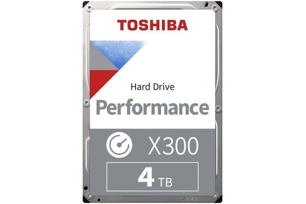 Dysk wewnętrzny TOSHIBA HDWR440UZSVA X300 Performance HDD SATA (3.5") 4TB