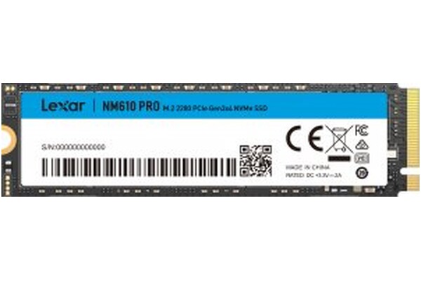 Dysk wewnętrzny Lexar NM610 Pro SSD M.2 NVMe 2TB