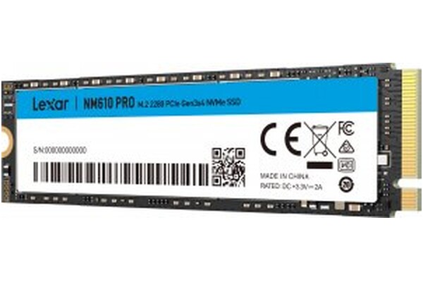 Dysk wewnętrzny Lexar NM610 Pro SSD M.2 NVMe 2TB