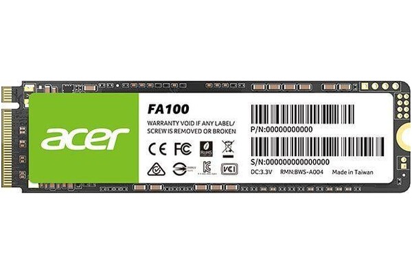 Dysk wewnętrzny ACER FA100 SSD M.2 NVMe 1TB