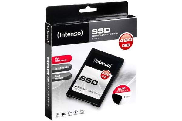 Dysk wewnętrzny INTENSO 3813450 SSD SATA (2.5") 480GB