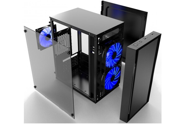 Obudowa PC Gembird CCCFORNAX960B Fornax 960B Midi Tower czarny