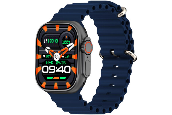 Smartwatch KIANO Watch Solid 2.15" Czarno-granatowy