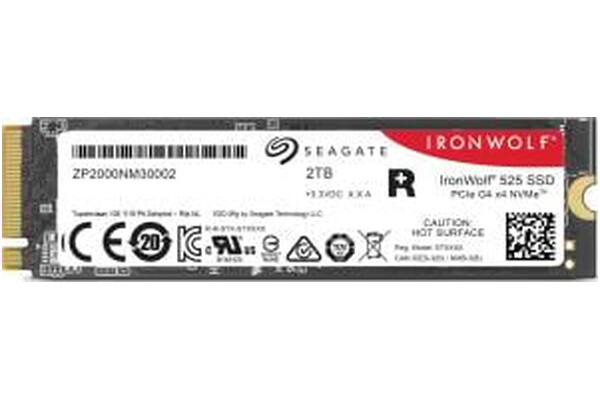Dysk wewnętrzny Seagate ZP2000NM3A002 Ironwolf 525 SSD M.2 NVMe 2TB