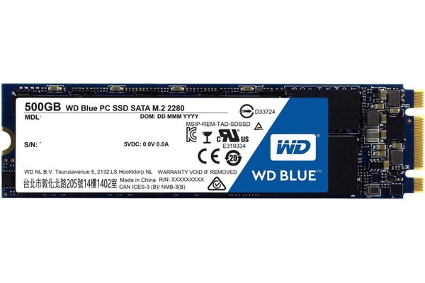 Dysk wewnętrzny WD WDS500G1B0B Blue SSD M.2 NVMe 500GB