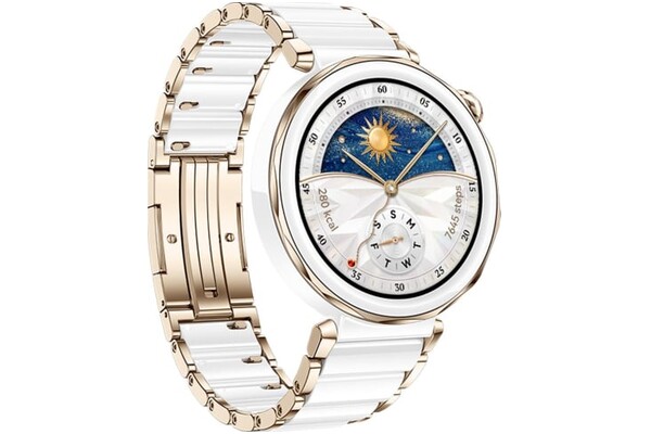 Smartwatch Huawei Watch GT 5 Elegant Pro 1.32" biało-złoty