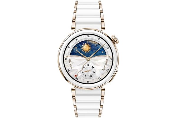 Smartwatch Huawei Watch GT 5 Elegant Pro 1.32" biało-złoty