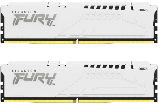 Pamięć RAM Kingston Fury White Beast 32GB DDR5 5200MHz Z radiatorem 1.25V 40CL