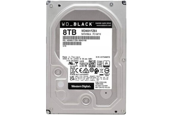 Dysk wewnętrzny WD WDBSLA0080HNC Black HDD SATA (3.5") 8TB