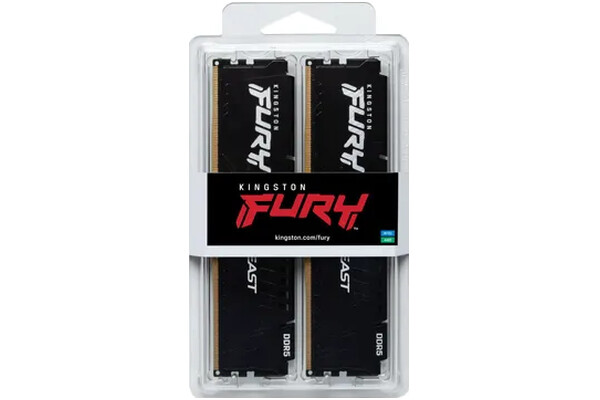 Pamięć RAM Kingston Fury Beast 16GB DDR5 6000MHz Z radiatorem 1.35V 30CL