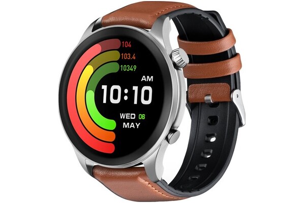 Smartwatch Niceboy Watch GTR 1.43" srebrny