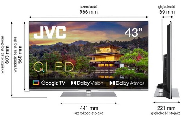 Telewizor JVC LT43VGQ840P 43" 4K Ultra HD