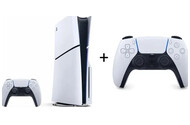 Konsola Sony PlayStation 5 Slim 1TB biały + Astros Playroom + Kontroler PlayStation