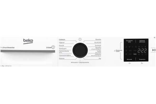 Pralka Beko BM1WFU38225WW SteamCure 8.0kg 1200obr./min