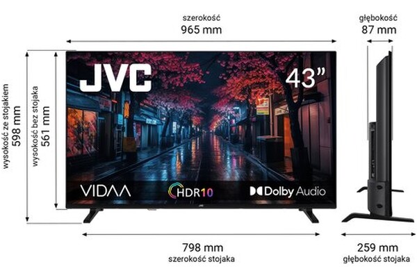 Telewizor JVC LT43VD3300 43" 4K Ultra HD