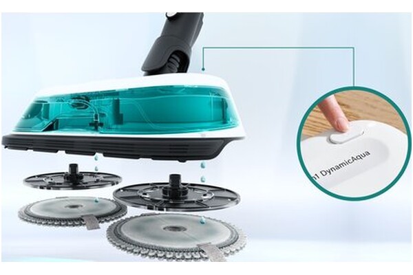 Odkurzacz Bosch BCS712HYG5 Unlimited ProHygienic pionowy z pojemnikiem biało-czarny