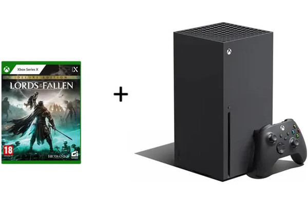 Konsola Microsoft Xbox Series X 1TB czarny + Lords of the Fallen Edycja Deluxe Xbox Series X
