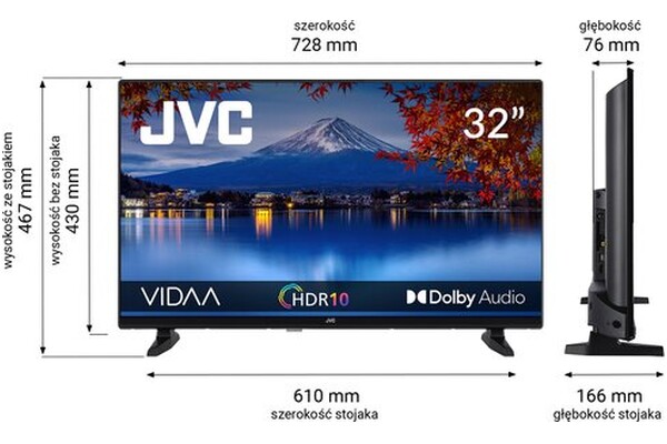 Telewizor JVC LT32VDF5300 32" Full HD