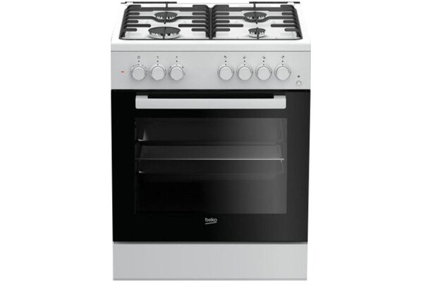 Kuchnia Beko FSE62110DW płyta gazowa, piekarnik elektryczny