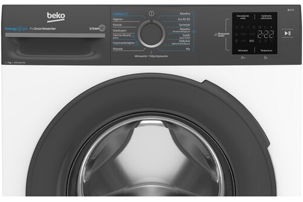 Pralka Beko BM3WFSU37015WAR SteamCure 7.0kg 1000obr./min