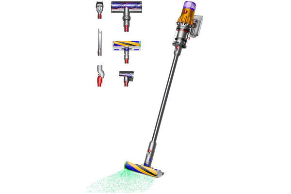 Odkurzacz DYSON V12 Absolute Detect Slim pionowy z pojemnikiem 545W srebrno-szary