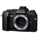 Aparat bezlusterkowy Olympus OM-5 - czarny